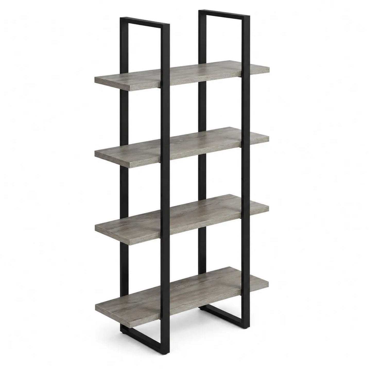 Regal mit 5 Ebenen aus MDF und Metall 180x80x30 cm